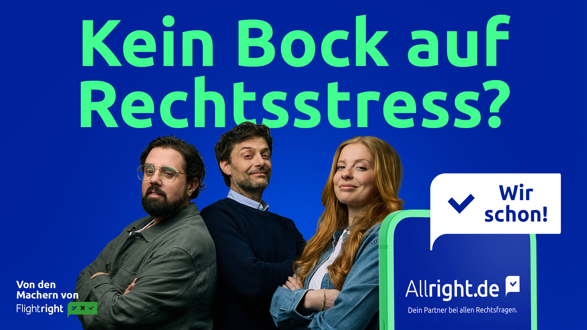 Keyvisual Markenkampagne "Alles wird Allright"